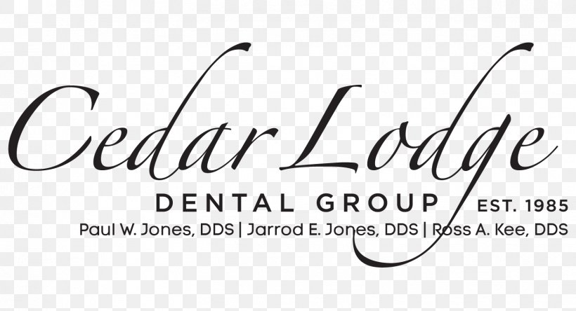 Cedar Lodge Dental Group Heartland Gymnastics Academy Cosmetic Dentistry, PNG, 1557x844px, Cedar Lodge Dental Group, Accommodation, Black And White, Brand, Calligraphy Download Free