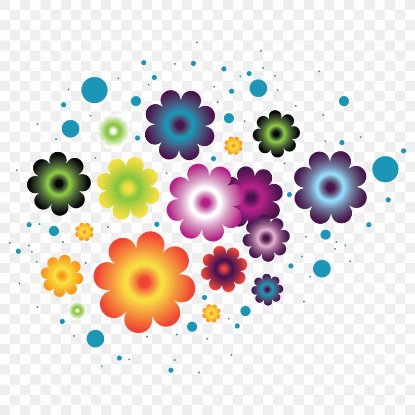 Clip Art, PNG, 2000x2000px, Colorful, Drawing, Flora, Floral Design, Flower Download Free