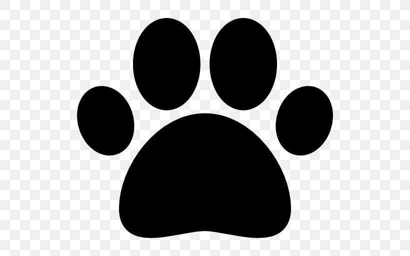 Dog Paw Clip Art, PNG, 512x512px, Dog, Black, Black And White, Decal, Eyewear Download Free