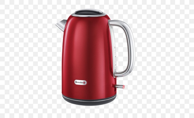 Electric Kettle Breville Toaster Coffeemaker, PNG, 500x500px, Kettle, Breville, Coffeemaker, Electric Kettle, Home Appliance Download Free