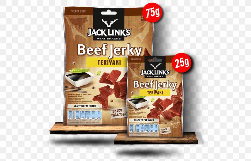 Jack Link's Beef Jerky Jack Link's Beef Jerky Teriyaki, PNG, 521x526px, Jerky, Animal Source Foods, Beef, Beef Jerky, Beef Tongue Download Free