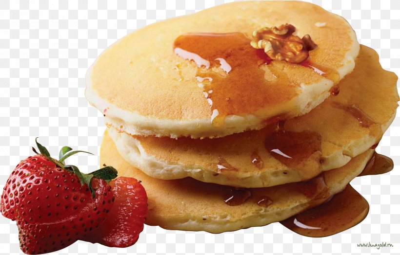 Pancake Breakfast Johnnycake Desktop Wallpaper Strawberry, PNG, 2347x1501px, 4k Resolution, Pancake, American Food, Banana, Breakfast Download Free