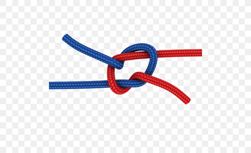 Rope Figure-eight Knot Grief Knot Thief Knot, PNG, 500x500px, Rope, Bowline, Cleat, Double Figureeight Loop, Electric Blue Download Free