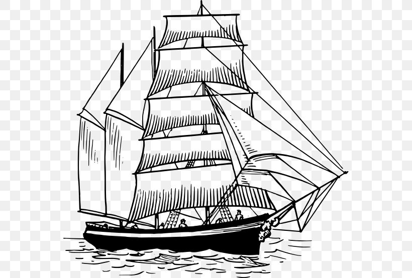 Sailing Ship Sailboat Clip Art, PNG, 568x554px, Sailing Ship, Artwork, Baltimore Clipper, Barque, Barquentine Download Free