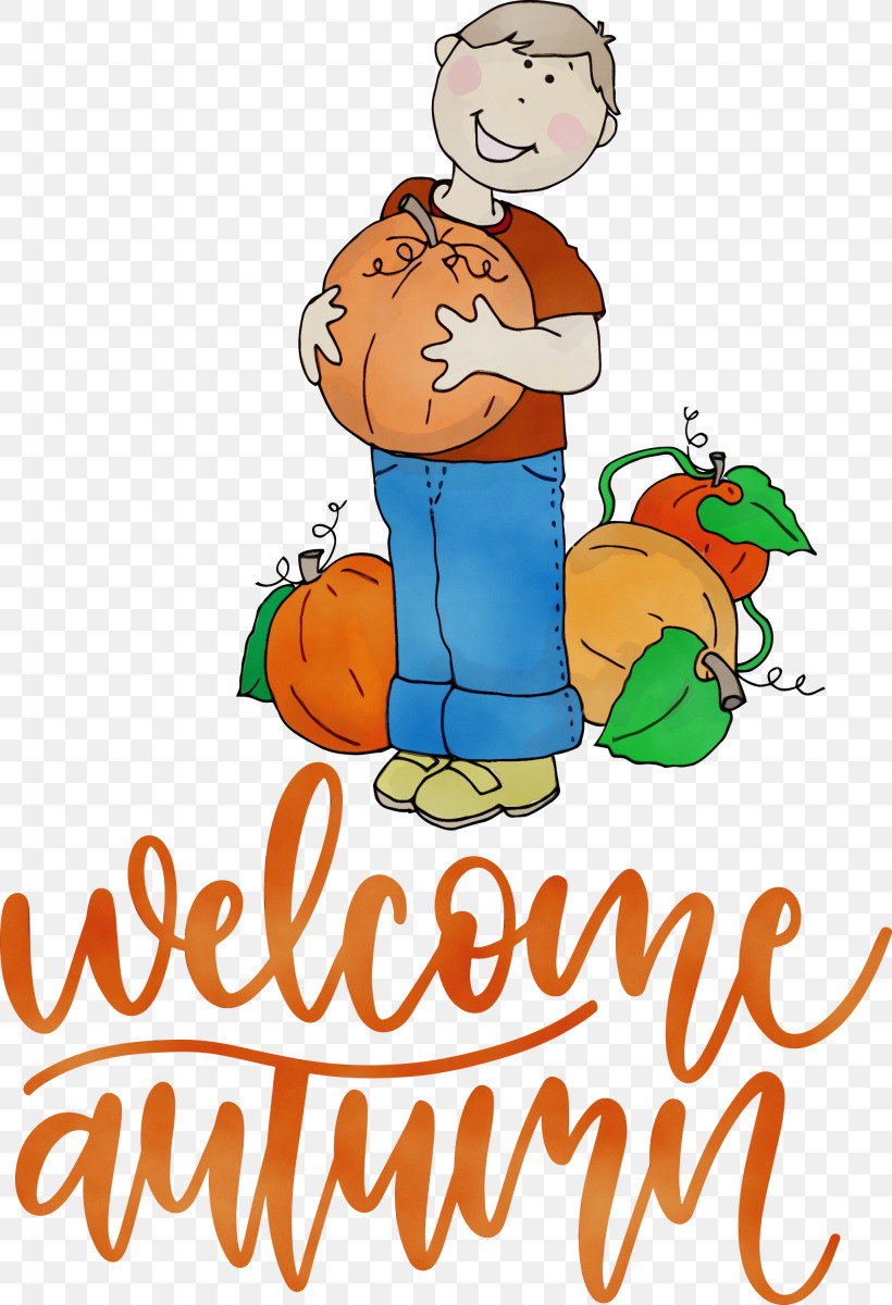 Cartoon Line Recreation Happiness Text, PNG, 2049x3000px, Welcome Autumn, Autumn, Behavior, Cartoon, Geometry Download Free