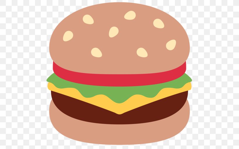 Hamburger Cheeseburger Veggie Burger French Fries Emoji, PNG, 512x512px, Hamburger, American Cuisine, Burger King, Cheeseburger, Cuisine Download Free