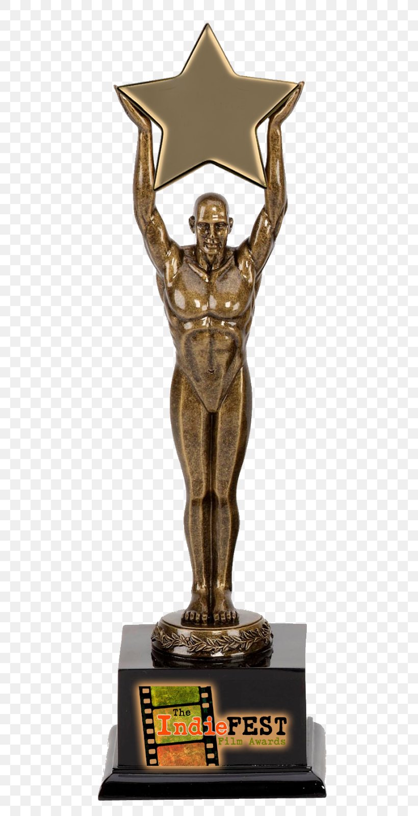 San Francisco Independent Film Festival Award Trophy Figurine, PNG, 496x1600px, Award, Bronze, Bronze Sculpture, Classical Sculpture, Documentary Film Download Free