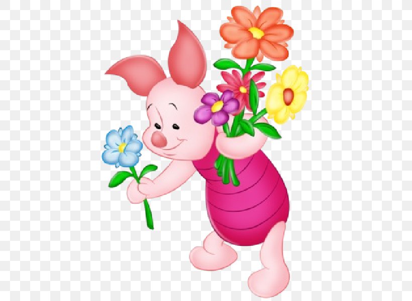 The Te Of Piglet Winnie The Pooh Eeyore Clip Art, PNG, 600x600px, Piglet, Character, Easter, Easter Bunny, Eeyore Download Free