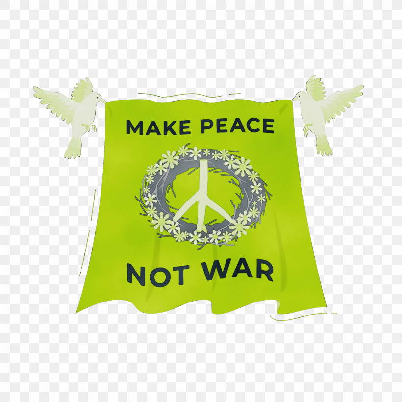Logo Font Green Meter, PNG, 2000x2000px, Make Peace Not War, Green, Logo, Meter, Paint Download Free