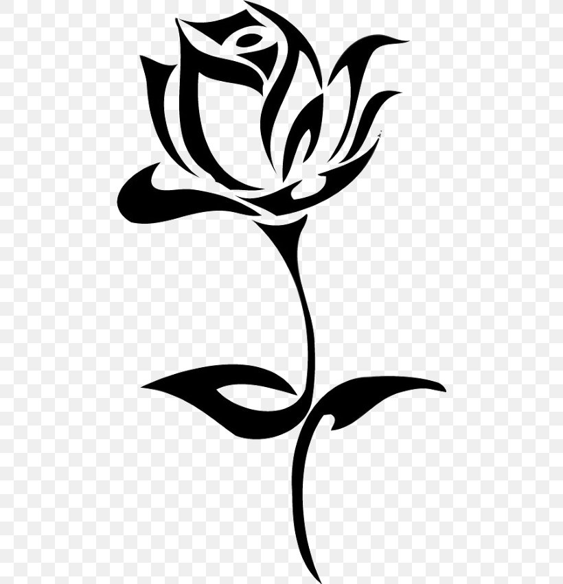 Clip Art Tattoo Rosario Delle Rose, PNG, 480x851px, Tattoo, Artwork, Black And White, Blackandgray, Branch Download Free