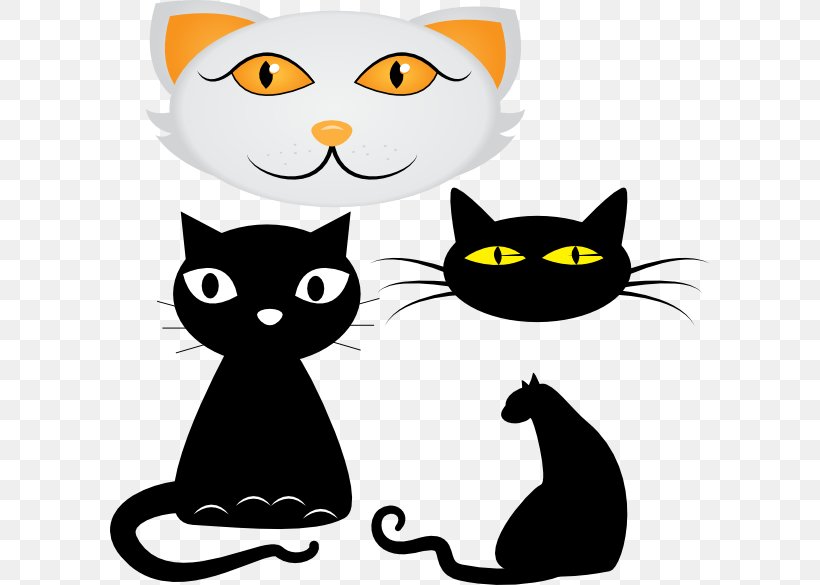 Kitten Siamese Cat Ocicat Clip Art, PNG, 600x585px, Kitten, Artwork, Big Cat, Black, Black And White Download Free