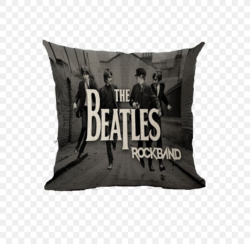 The Beatles: Rock Band Throw Pillows Cushion, PNG, 800x800px, Watercolor, Cartoon, Flower, Frame, Heart Download Free