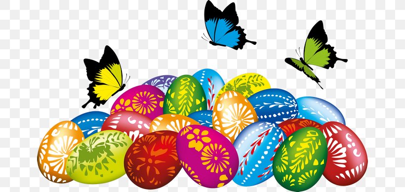 Butterfly Easter Bunny Easter Egg, PNG, 670x390px, Butterfly, Candy, Easter, Easter Bunny, Easter Egg Download Free