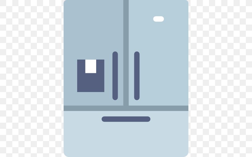 Refrigerator Icon, PNG, 512x512px, Refrigerator, Blue, Brand, Furniture, Number Download Free