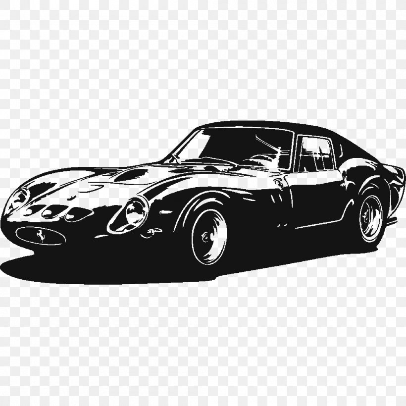 Shelby Daytona Daytona Sports Cars Vintage Car, PNG, 1000x1000px, Shelby Daytona, Auto Racing, Automotive Design, Black, Black And White Download Free