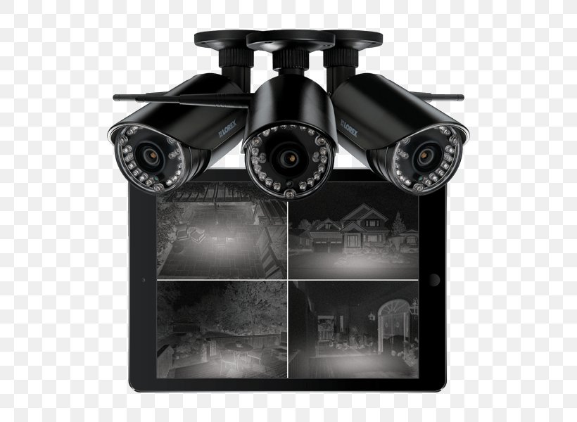 Video Wireless Security Camera Closed-circuit Television Lorex Technology Inc 1080p, PNG, 600x600px, Video, Black And White, Camera Lens, Closedcircuit Television, Digital Video Recorders Download Free