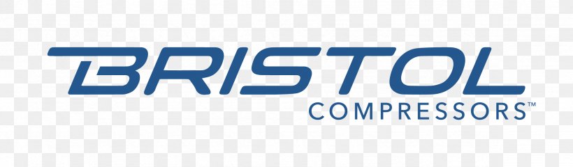 Bristol Compressors International, LLC Bristol Compressors International, LLC Reciprocating Compressor, PNG, 2354x691px, Bristol, Air Conditioner, Air Conditioning, Blue, Brand Download Free