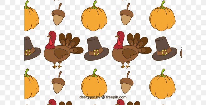 Turkey Thanksgiving Dinner Pattern, PNG, 626x418px, Turkey, Calabaza, Domesticated Turkey, Dribbble, Flat Design Download Free