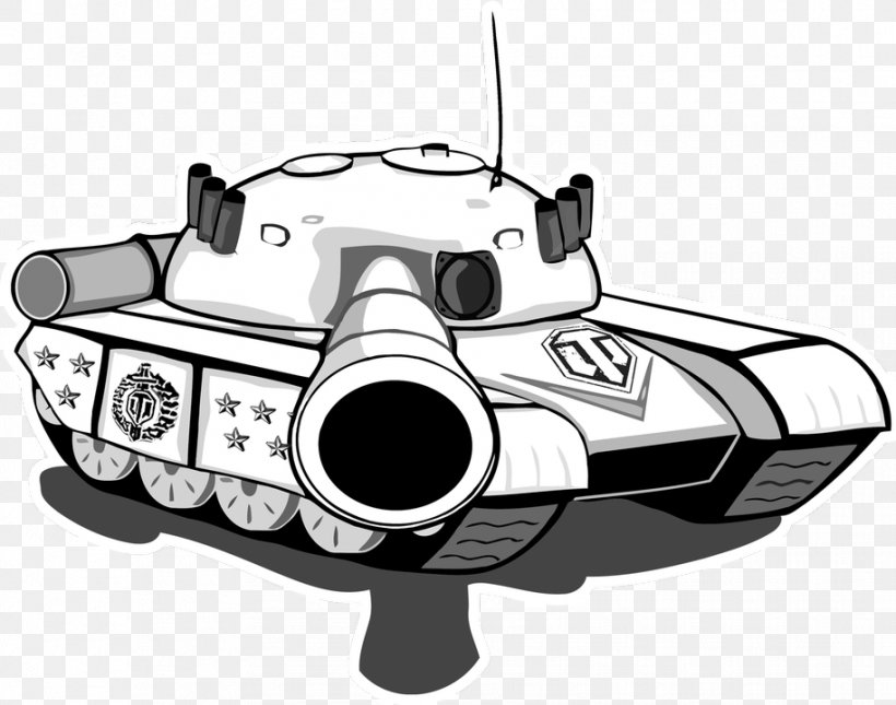 Car World Of Tanks Automotive Design Clip Art, PNG, 914x720px, Car, Automotive Design, Black And White, Boca De Fogo, Gun Barrel Download Free