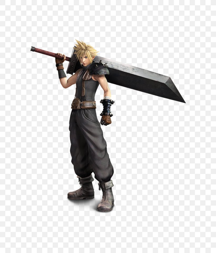 Crisis Core: Final Fantasy VII Dissidia Final Fantasy NT Cloud Strife, PNG, 600x960px, Final Fantasy Vii, Action Figure, Character, Cloud Strife, Cold Weapon Download Free