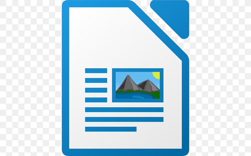 LibreOffice The Document Foundation Office Suite Open-source Software Open-source Model, PNG, 512x512px, Libreoffice, Apache Openoffice Writer, Area, Blue, Brand Download Free