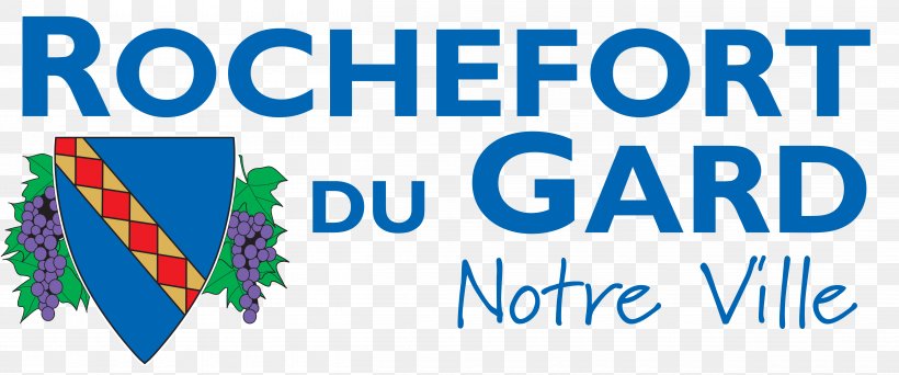 Rochefort-du-Gard Logo Rochefort Mayor Police Municipale Text, PNG, 5015x2096px, Rochefortdugard, Area, Banner, Blue, Brand Download Free
