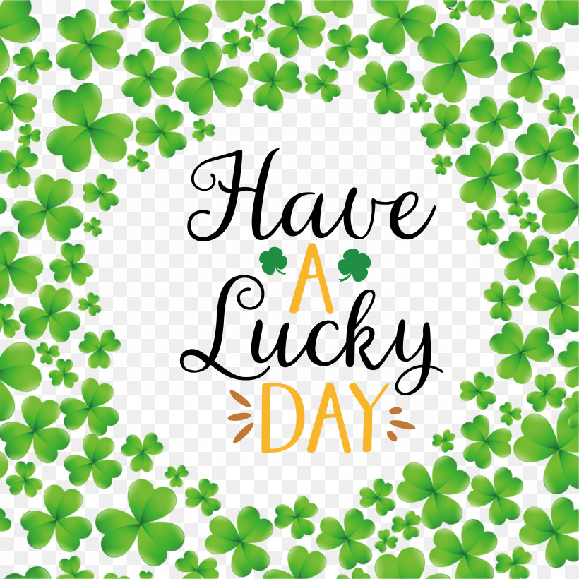 Lucky Day Saint Patrick Patricks Day, PNG, 2987x2988px, Lucky Day, Clover, Fourleaf Clover, Ireland, Irish People Download Free