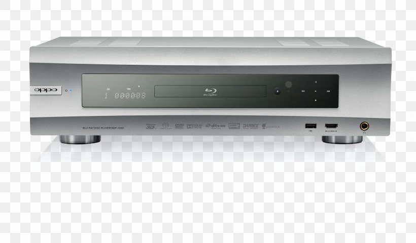 Blu-ray Disc Home Theater Systems High Fidelity OPPO Digital DVD Player, PNG, 2800x1640px, Bluray Disc, Audio Electronics, Audio Power Amplifier, Audio Receiver, Av Receiver Download Free