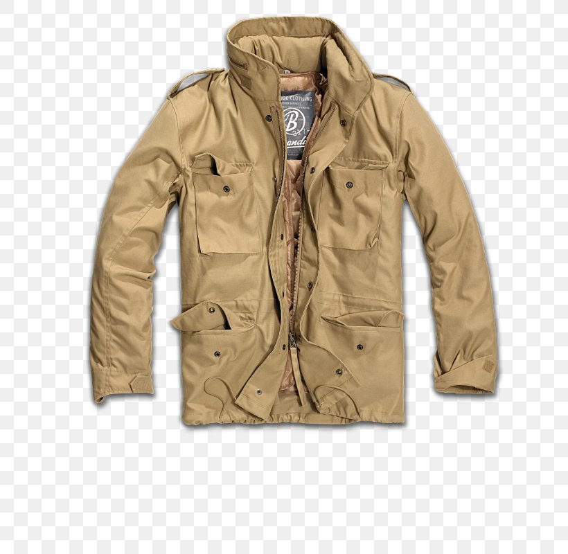 M-1965 Field Jacket Coat Brandit M-65 Classic Textile Jacket Male Military, PNG, 800x800px, M1965 Field Jacket, Beige, Clothing, Coat, Feldjacke Download Free