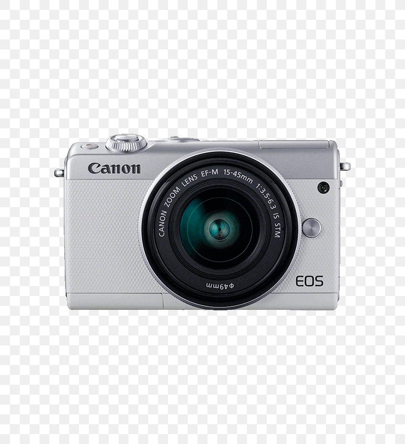 Canon EOS M100 Sony α5000 Mirrorless Interchangeable-lens Camera Digital SLR, PNG, 800x900px, Canon Eos M100, Camera, Camera Lens, Cameras Optics, Canon Download Free