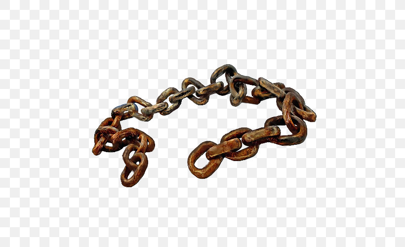Chain Bracelet Brown Metal Jewellery, PNG, 500x500px, Chain, Bracelet, Brass, Brown, Copper Download Free
