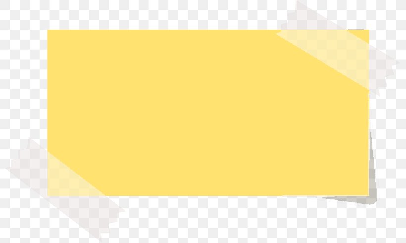 Paper Line Angle Product Design Font, PNG, 800x490px, Paper, Brand, Paper Product, Rectangle, Yellow Download Free