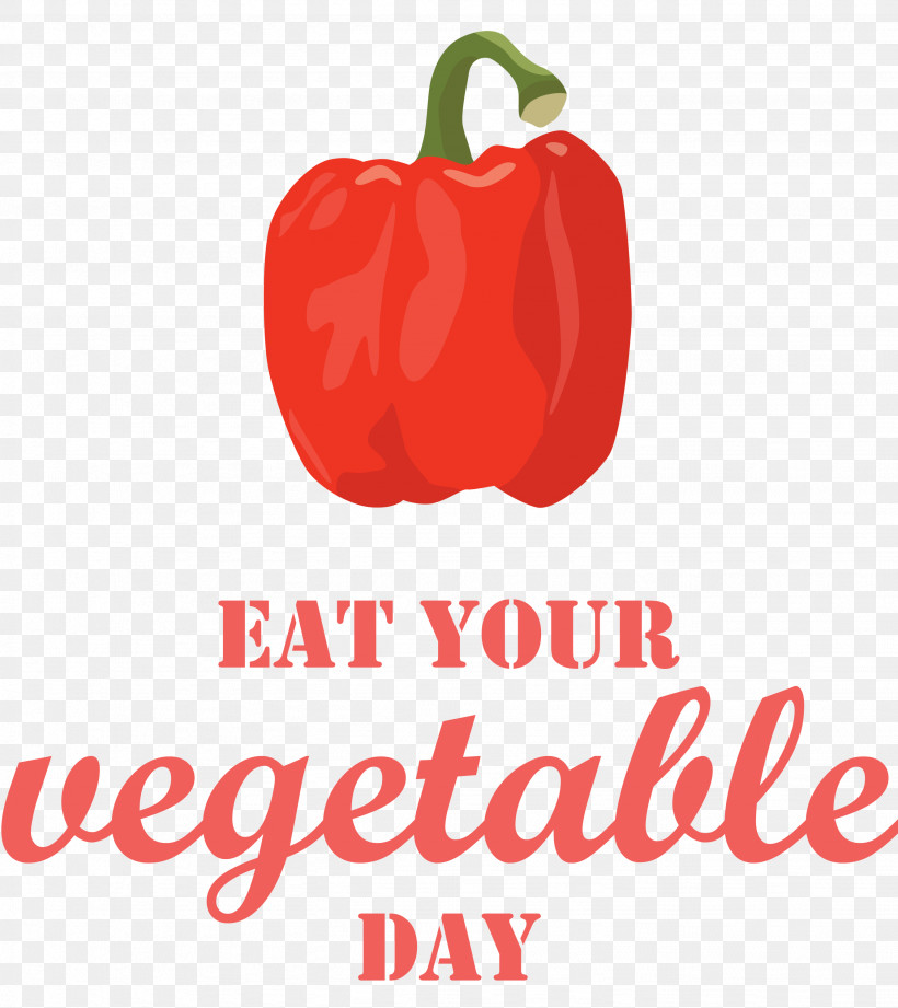 Vegetable Day Eat Your Vegetable Day, PNG, 2669x3000px, Chili Pepper, Bell Pepper, Local Food, Logo, Natural Food Download Free