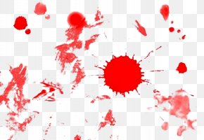 Blood Stains - Blood Residue Ink Brush Drop PNG
