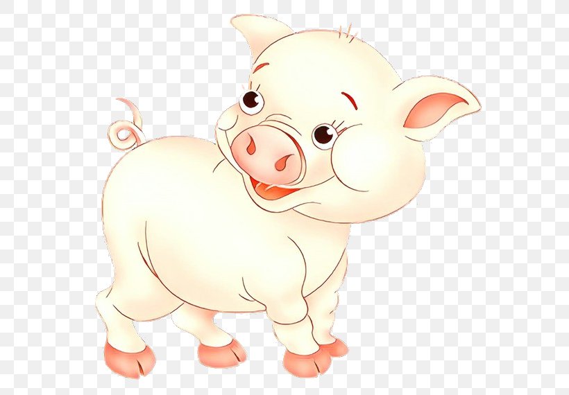 Pig Dog Cattle Mammal Clip Art, PNG, 592x570px, Pig, Action Toy Figures, Animal, Animal Figure, Canidae Download Free