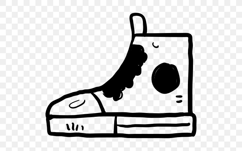 Shoe Cartoon Clip Art, PNG, 512x512px, Shoe, Area, Black, Black And White, Brand Download Free