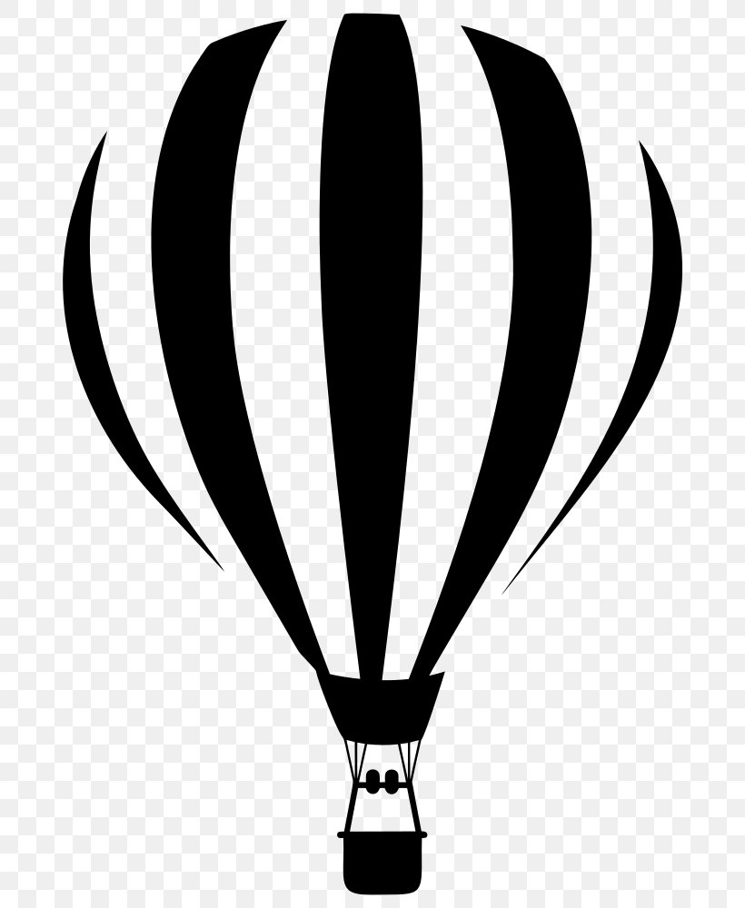 Hot Air Balloon Silhouette, PNG, 714x1000px, Balloon, Aerostat, Air Sports, Blackandwhite, Drawing Download Free
