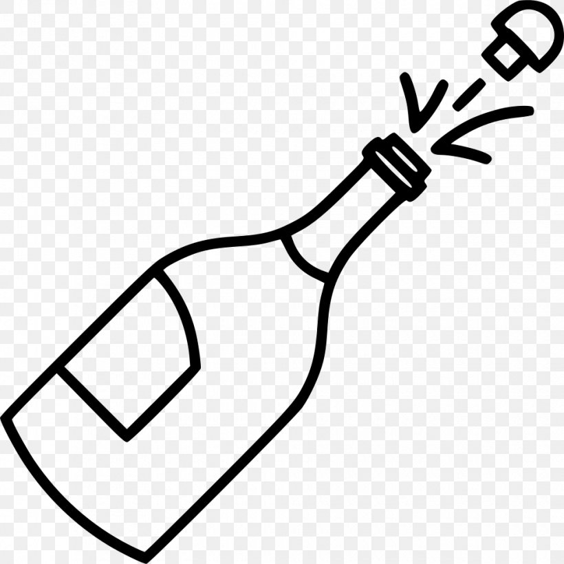 Champagne Wine Drawing Line Art Bottle, PNG, 980x980px, Champagne, Artwork, Beak, Black, Black And White Download Free