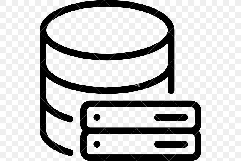 Database Computer Software Backup, PNG, 550x550px, Database, Auto Part, Backup, Black And White, Computer Servers Download Free