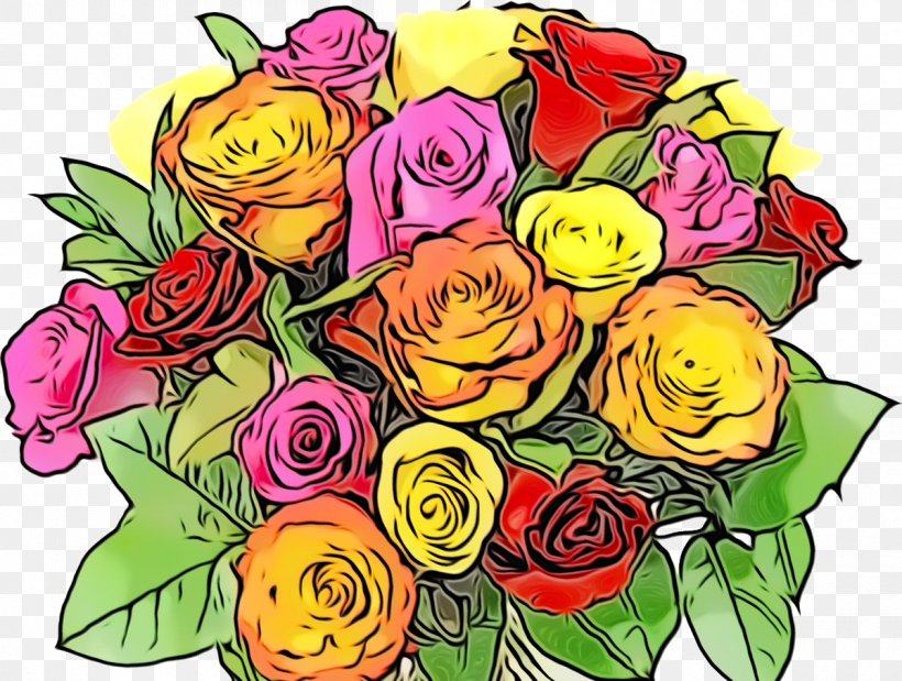 Garden Roses, PNG, 1200x906px, Watercolor, Bouquet, Cut Flowers, Flower, Garden Roses Download Free