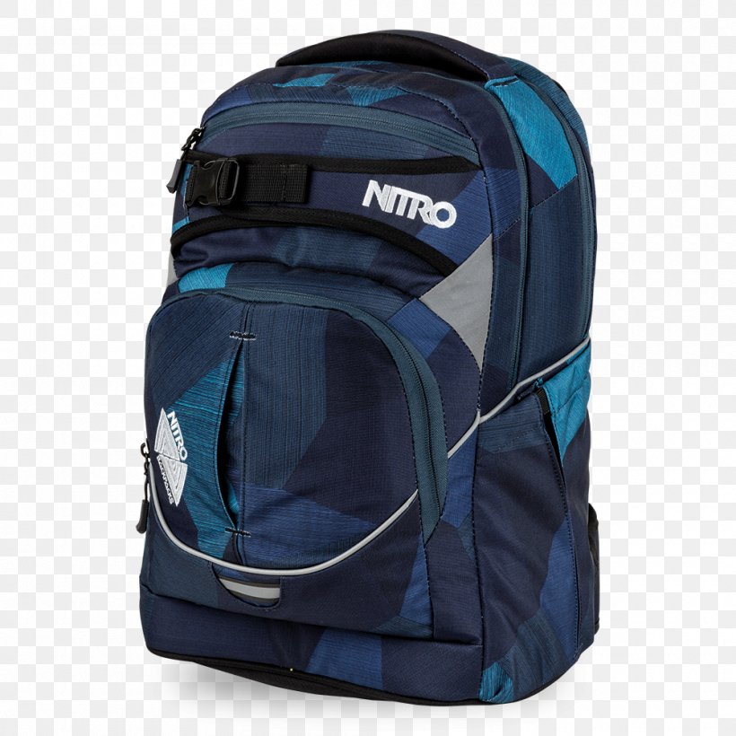 Backpack Satchel Superhero Nitro Snowboards FRAGMENTS BLUE, PNG, 1000x1000px, Backpack, Bag, Electric Blue, Fragments Blue, Luggage Bags Download Free