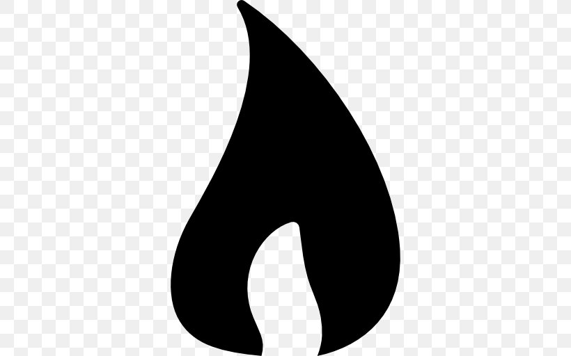 Flame Symbol, PNG, 512x512px, Flame, Black, Black And White, Crescent, Fire Download Free