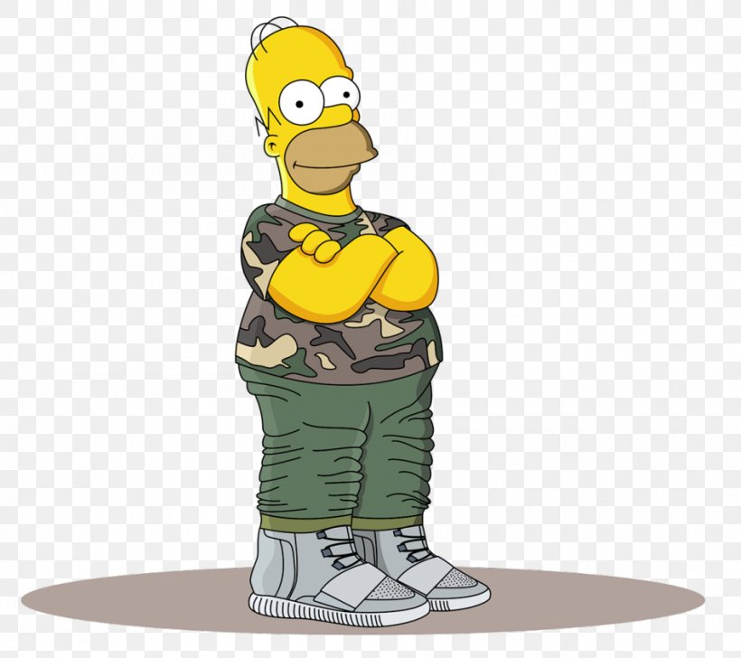 Homer Simpson Bart Simpson Lisa Simpson Marge Simpson Adidas Yeezy, PNG, 950x844px, Homer Simpson, Adidas Yeezy, Art, Bart Simpson, Cartoon Download Free