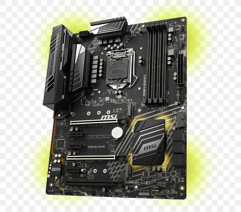 Mainboard MSI Z370 KRAIT GAMING PC Base Intel 1151v2 Form Facto LGA 1151 Motherboard ATX, PNG, 705x721px, Intel, Atx, Central Processing Unit, Chipset, Coffee Lake Download Free