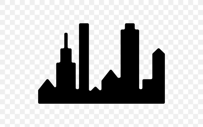 New York City Skyline, PNG, 512x512px, New York City, Architecture, Black And White, Building, Logo Download Free