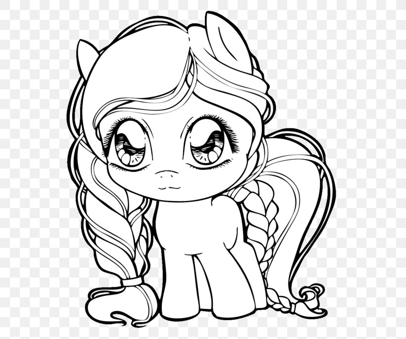 Pony Horse Drawing Coloring Book Line Art, PNG, 600x684px, Watercolor, Cartoon, Flower, Frame, Heart Download Free