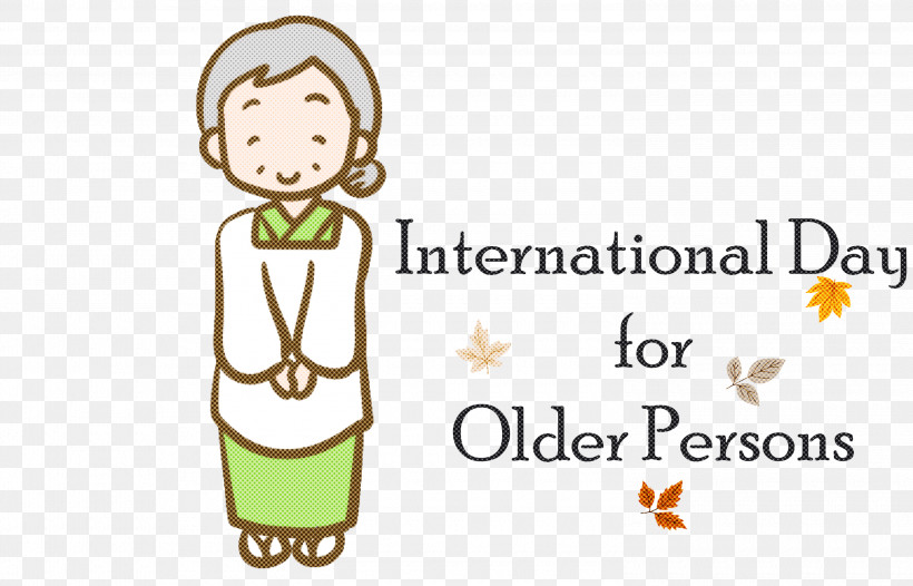 International Day For Older Persons International Day Of Older Persons, PNG, 3000x1928px, International Day For Older Persons, Behavior, Cartoon, Diary, Grandmother Download Free