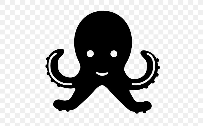 Octopus Clip Art, PNG, 512x512px, Octopus, Animal, Black, Black And White, Cephalopod Download Free