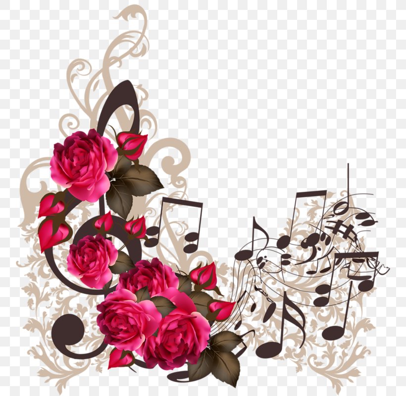 Musical Note, PNG, 756x800px, Watercolor, Cartoon, Flower, Frame, Heart Download Free