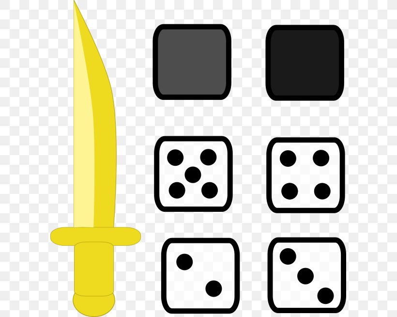 Dice Game White Line Point Clip Art, PNG, 611x654px, Dice Game, Area, Black And White, Dice, Game Download Free